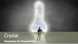  Presentation with keyhole - PPT layouts enhanced with front of a big keyhole background and a  colored foreground