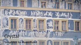  Presentation with czechia - Amazing presentation theme having front of a building on old town square in prague czechia backdrop and a light gray colored foreground