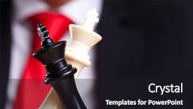  Presentation with kings - Audience pleasing PPT layouts consisting of front of a businessman battle backdrop and a wine colored foreground