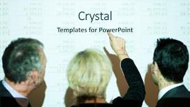  Presentation with focus group - Audience pleasing slides consisting of front of a spreadsheet project backdrop and a cool aqua colored foreground