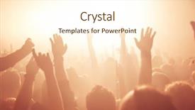  Presentation with stage lights - Slides featuring front of bright stage light background and a cream colored foreground