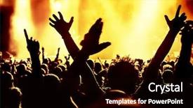  Presentation with stage lights - Cool new theme with front of bright stage backdrop and a wine colored foreground