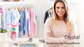  Presentation with boutique - Cool new PPT layouts with front of her boutique backdrop and a lemonade colored foreground