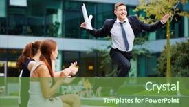  Presentation with brave - Cool new presentation with front of his team backdrop and a tawny brown colored foreground