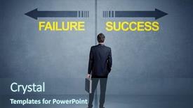  Presentation with failure - Cool new PPT theme with front of success and failure backdrop and a ocean colored foreground