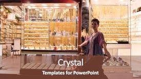  Presentation with cute - Colorful slide set enhanced with front of the window jewelry backdrop and a  colored foreground