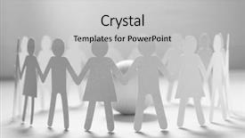  Presentation with circle - Cool new PPT layouts with front of white ball brotherhood backdrop and a light gray colored foreground