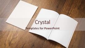  Presentation with magazines - Presentation design consisting of front office - blank catalog magazines book mock background and a lemonade colored foreground