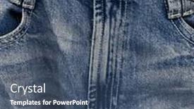  Presentation with jeans - Slide set enhanced with front-side-and-pockets and a ocean colored foreground