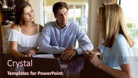  Presentation with dining table - Slide set consisting of front-view-close-up background and a wine colored foreground