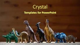  Presentation with wooden toy - Slide deck consisting of front-view-group background and a tawny brown colored foreground