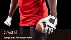  Presentation with team player - Audience pleasing PPT theme consisting of front-view-mid-section backdrop and a wine colored foreground