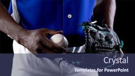  Presentation with team player - Slide set with front-view-mid-section background and a ocean colored foreground