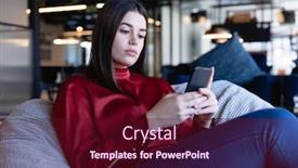  Presentation with social isolation - Beautiful PPT theme featuring front-view-of-a-caucasian backdrop and a wine colored foreground