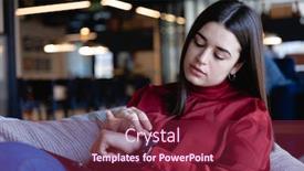  Presentation with social isolation - Presentation theme consisting of front-view-of-a-caucasian background and a violet colored foreground