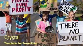  Presentation with school elementary - Beautiful PPT theme featuring front-view-of-a-diverse backdrop and a tawny brown colored foreground