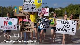  Presentation with school elementary - Presentation design consisting of front-view-of-a-diverse background and a dark gray colored foreground