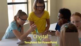  Presentation with chemistry safety - Presentation enhanced with front-view-of-a-multi background and a tawny brown colored foreground