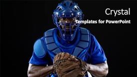  Presentation with team player - Audience pleasing presentation theme consisting of front-view-of-an-african backdrop and a black colored foreground