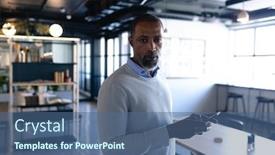  Presentation with social isolation - Slide set having front-view-of-an-african background and a ocean colored foreground