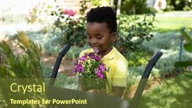  Presentation with social isolation - Amazing PPT layouts having front-view-of-an-african backdrop and a tawny brown colored foreground