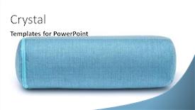  Presentation with cervical - Presentation design consisting of front-view-of-blue-cervical background and a white colored foreground