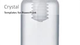  Presentation with medical pills - PPT layouts enhanced with front-view-of-empty-clear background and a white colored foreground