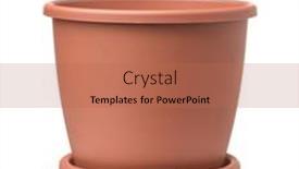  Presentation with plastic - Slide set consisting of front-view-of-empty-plastic background and a coral colored foreground