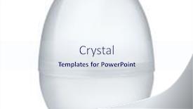  Presentation with plastic container - Cool new PPT layouts with front-view-of-empty-transparent backdrop and a sky blue colored foreground