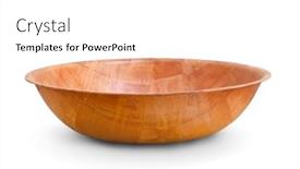  Presentation with bowl - Presentation design with front-view-of-empty-wooden background and a white colored foreground