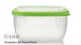  Presentation with lid - Slide deck enhanced with front-view-of-food-plastic background and a white colored foreground