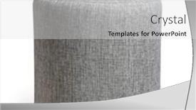  Presentation with watercolor soft pastel - Presentation design featuring front-view-of-gray-round background and a light gray colored foreground