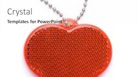  Presentation with safety - Beautiful slides featuring front-view-of-heart-shaped backdrop and a white colored foreground