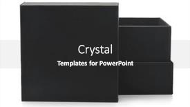  Presentation with lid - Slide set having front-view-of-open-black background and a dark gray colored foreground