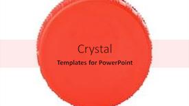  Presentation with plastic bottle - Slide set featuring front-view-of-red-plastic background and a red colored foreground