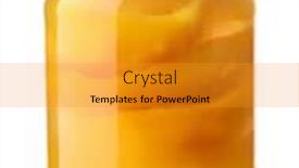  Presentation with natural - PPT theme featuring front view of sliced mangoes background and a gold colored foreground