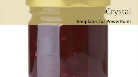  Presentation with blackberry - Presentation theme consisting of front-view-of-small-blackberry background and a yellow colored foreground