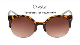  Presentation with brown - Theme enhanced with front-view-of-spotted-brown background and a white colored foreground