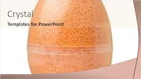  Presentation with container - Beautiful slide deck featuring front-view-of-transparent-egg backdrop and a lemonade colored foreground