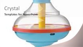  Presentation with spinning - Presentation design featuring front-view-of-whistling-spinning background and a white colored foreground