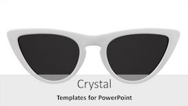  Presentation with black cat in front - Slides consisting of front-view-of-white-retro background and a light gray colored foreground