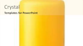  Presentation with condolence white wax candle - Amazing presentation having front-view-of-yellow-unused backdrop and a blonde colored foreground