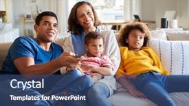  Presentation with african american adults in classroom - Amazing PPT theme having front view of young african backdrop and a ocean colored foreground