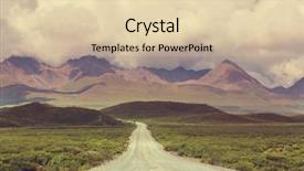  Presentation with highway - Beautiful presentation theme featuring landscapes on denali highway alaska instagram filter backdrop and a lemonade colored foreground