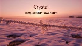  Presentation with morning sunrise - Amazing slides having snow representing imigration and security backdrop and a lemonade colored foreground