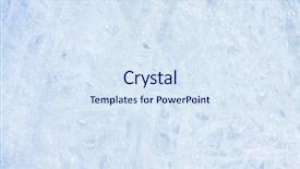  Presentation with ice refrigeration system - Presentation theme enhanced with frosted glass - ice pattern background background and a sky blue colored foreground