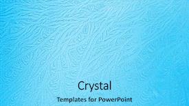  Presentation with winter ice - Colorful theme enhanced with frosted glass - tree like fractal blue ice backdrop and a arctic colored foreground