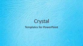  Presentation with winter landscape winter tree - Audience pleasing presentation design consisting of frosted glass - tree like fractal blue ice backdrop and a arctic colored foreground