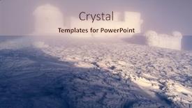  Presentation with snow mountain - Slide deck consisting of frosted-observatory-on-top background and a lemonade colored foreground