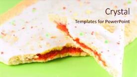  Presentation with sprinkles - Beautiful presentation theme featuring frosted toaster pastry with icing backdrop and a lemonade colored foreground